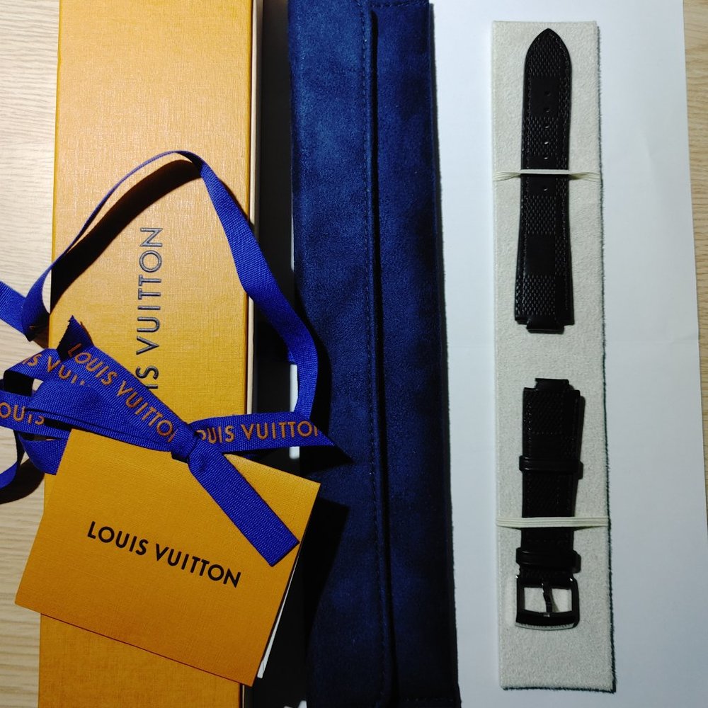 Louis Vuitton STRAP TAMBOUR CALF INFINI BROWN L/L 12MM